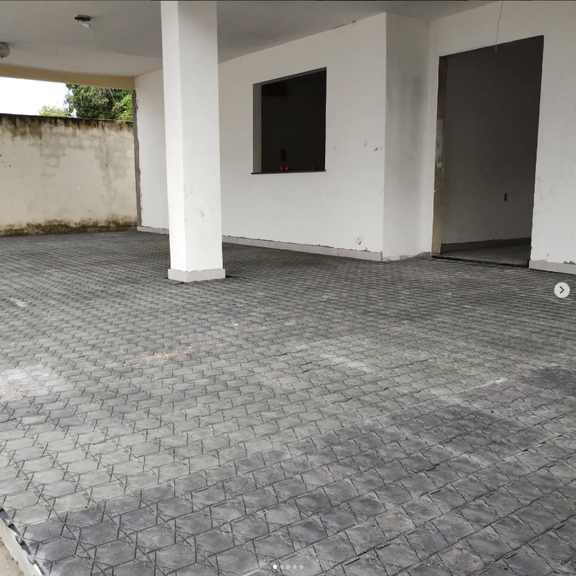 Proteção de piso em área externa durante obra em Boa Vista RR — Protege Piso